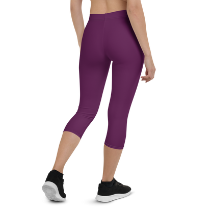 KWR Apparel Capri Leggings Purple