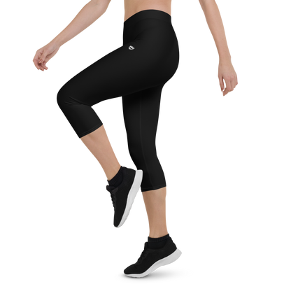 KWR Apparel Capri Leggings Black