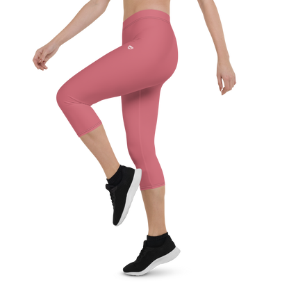 KWR Apparel Capri Leggings Pink