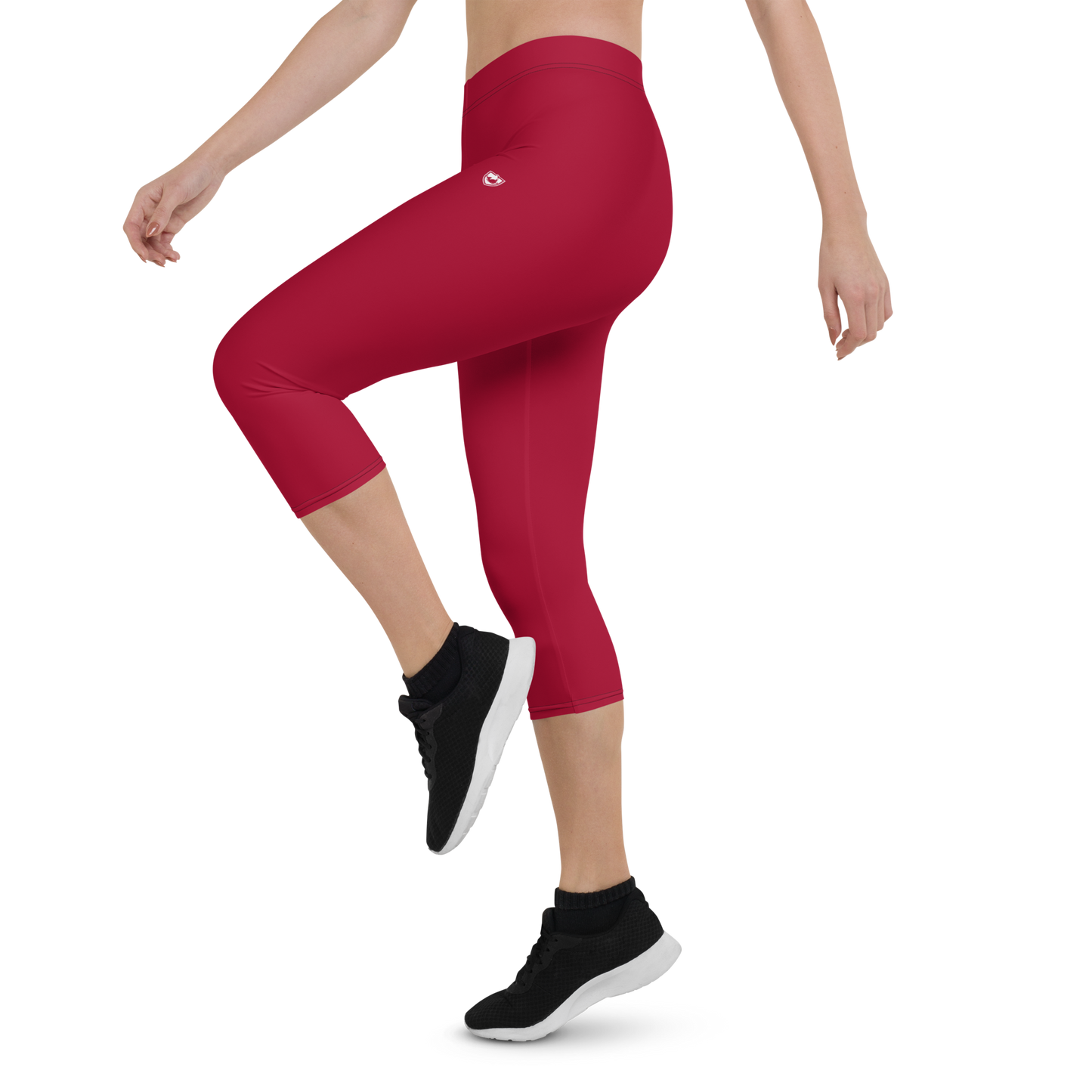 KWR Apparel Capri Leggings Red