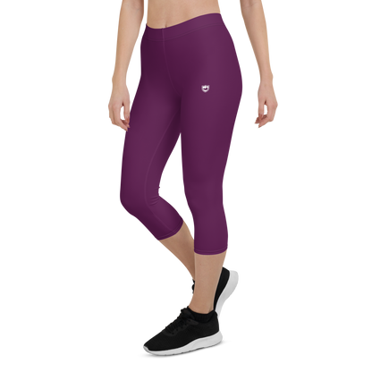 KWR Apparel Capri Leggings Purple