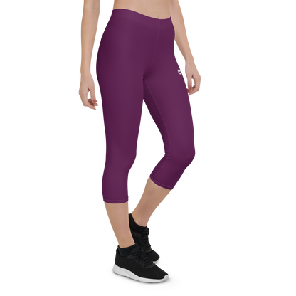 KWR Apparel Capri Leggings Purple