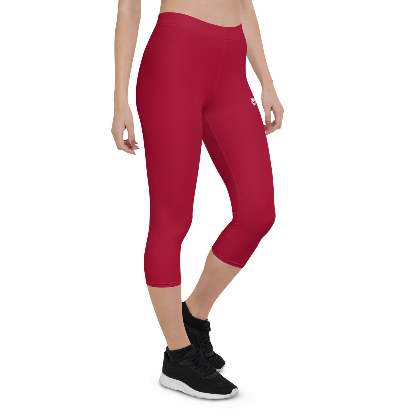 KWR Apparel Capri Leggings Red