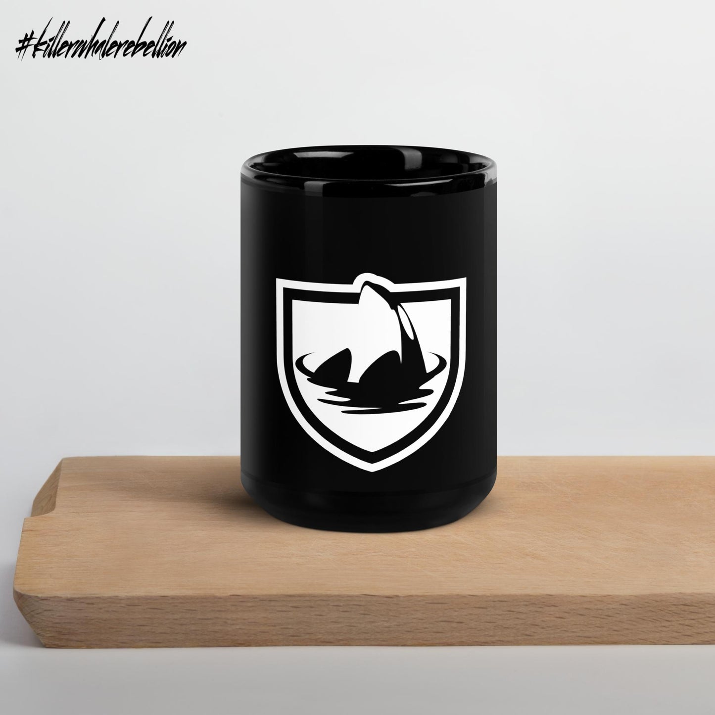 KWR Black Glossy Mug