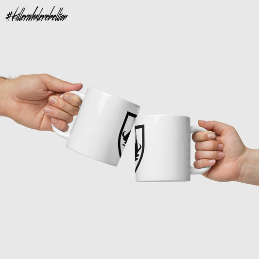 KWR White glossy mug